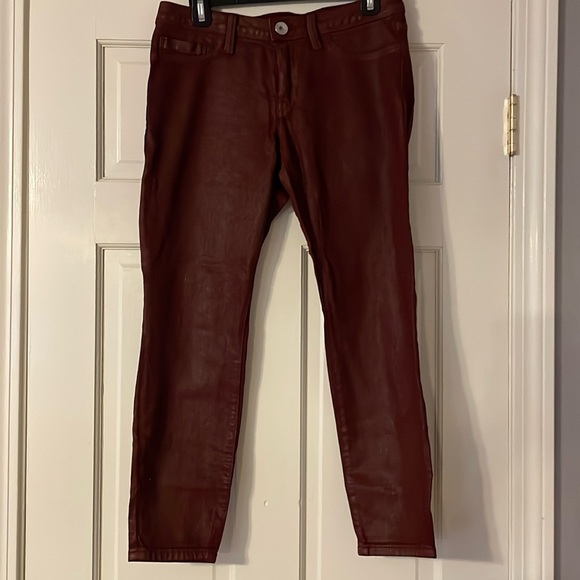 Banana Republic 28P skinny burgundy jeans - Picture 1 of 3